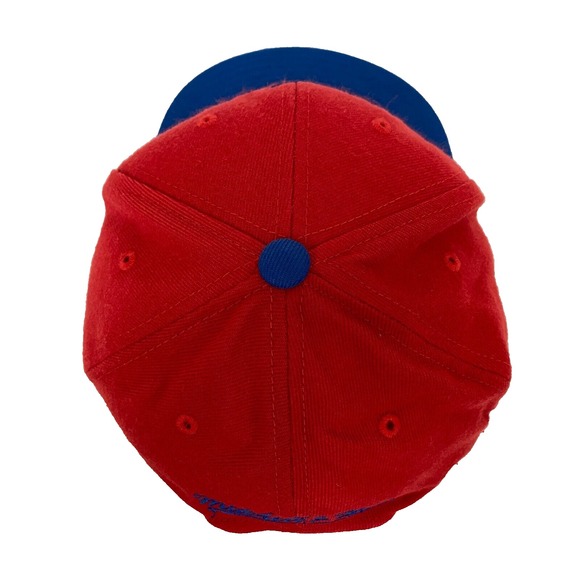 New York Giants Hat Cap Mens Red Blue‎ Sharktooth Snapback NFL Mitchell & Ness - Picture 5 of 12